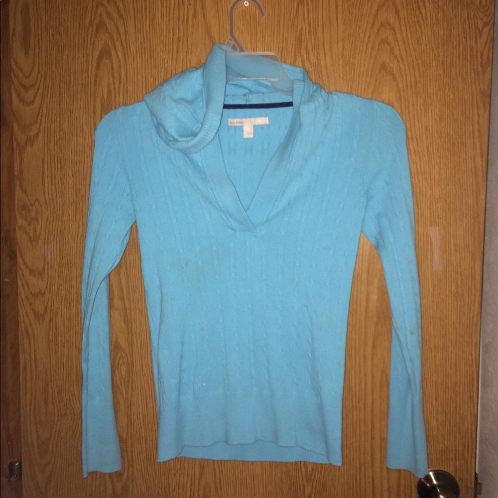 A Light Blue Old Navy Sweater